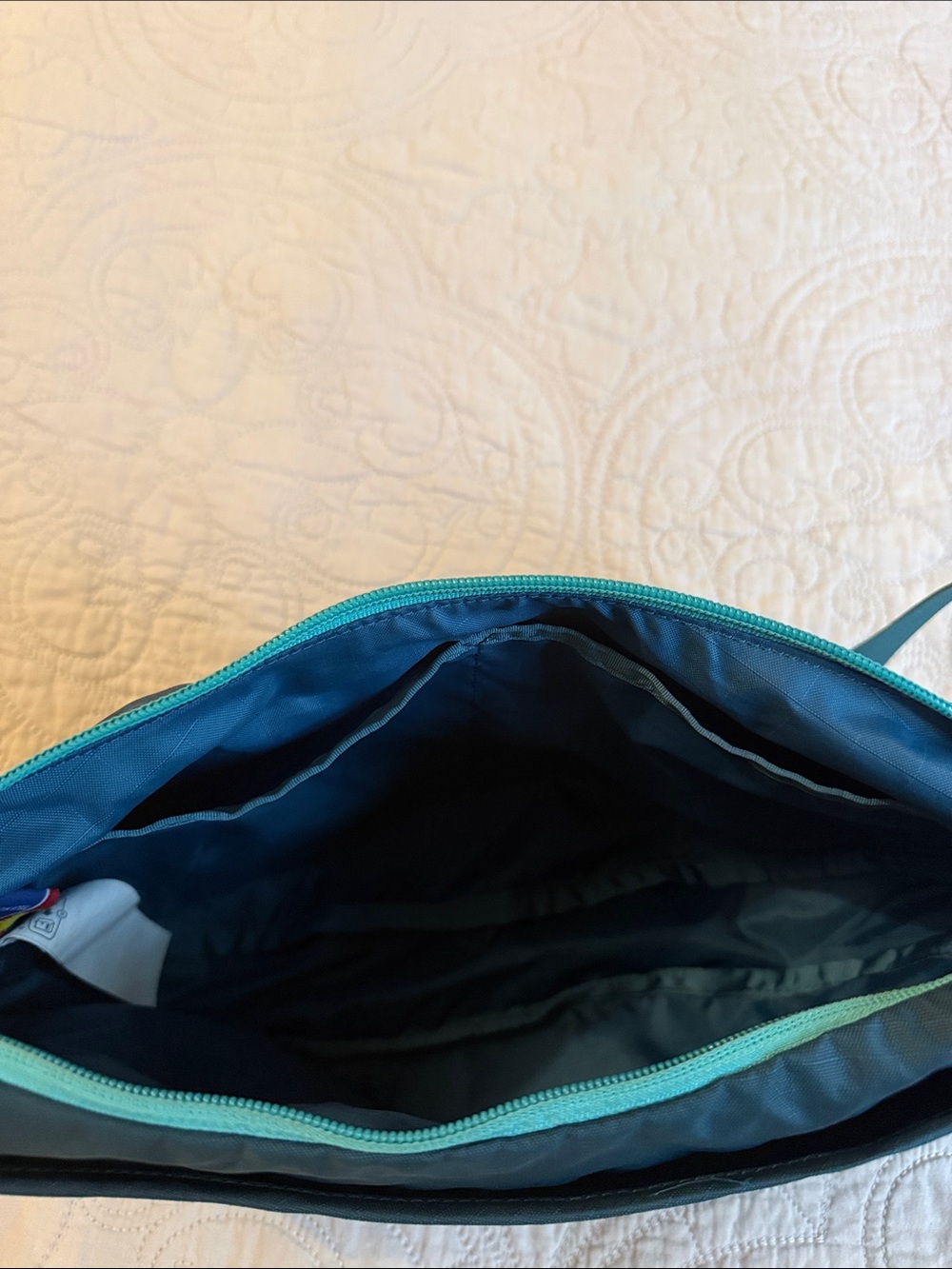 cotopaxi 8L Teal Cada Dia Shoulder Bag with Light Teal Strap - Picture 3 of 6